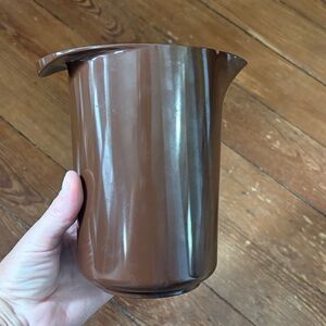 Rosti Denmark Utensil Holder Brown Mid Century Danish Modern Vintage